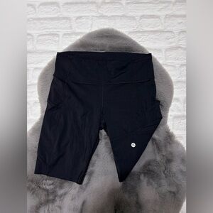 Lululemon Fast And Free Biker Shorts